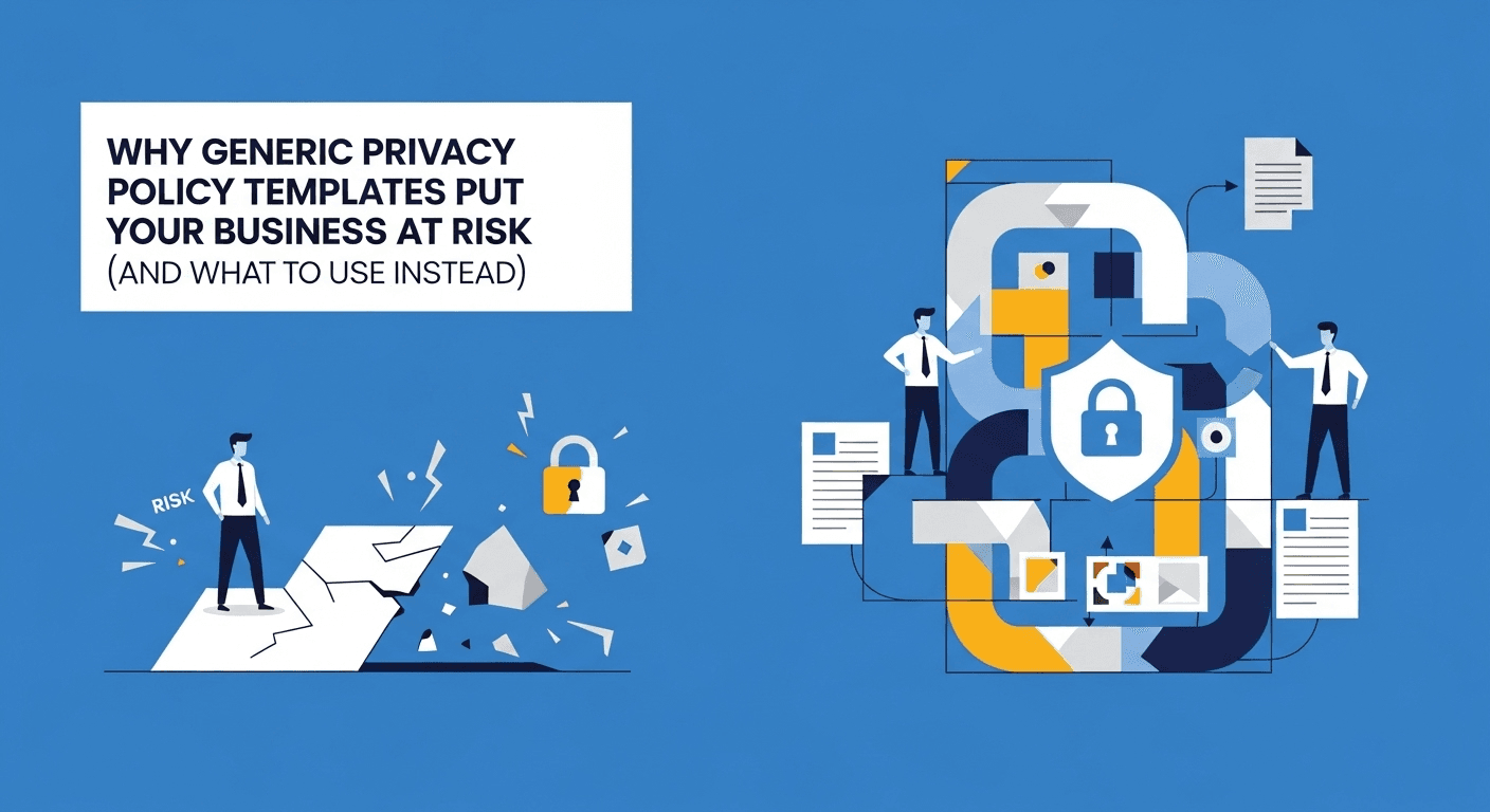 Why Generic Privacy Policy Templates Put Your Business at Risk (And What to Use Instead)